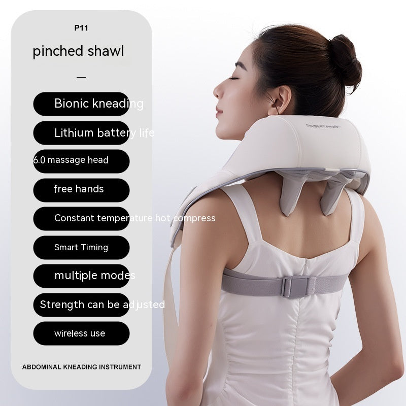 Clip Kneading Electric Muscle Shoulder Neck Massager