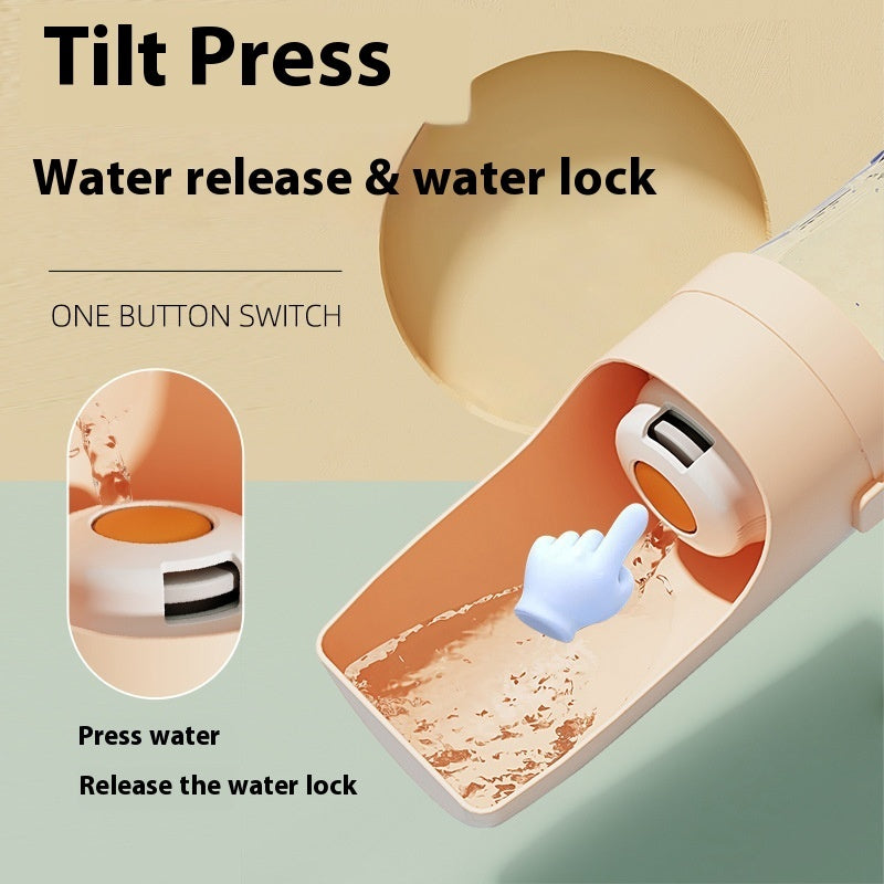2 In 1 Pet Travel Water Bottle