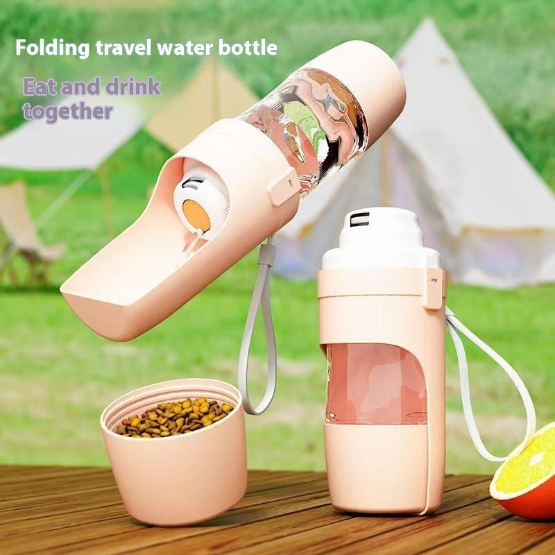 2 In 1 Pet Travel Water Bottle