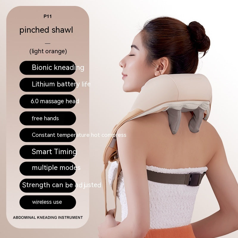 Clip Kneading Electric Muscle Shoulder Neck Massager