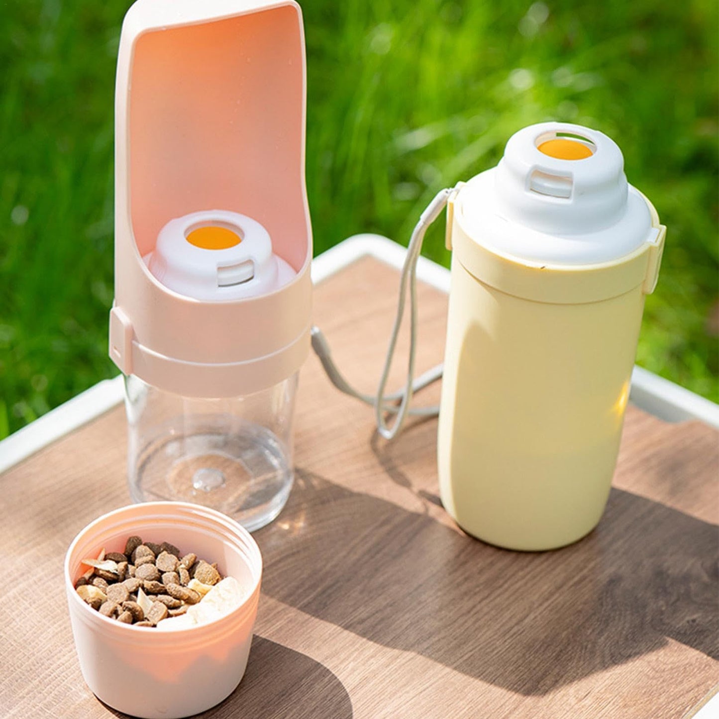 2 In 1 Pet Travel Water Bottle